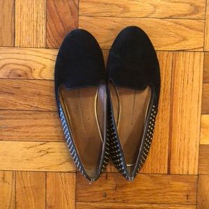 Dolce vita black suede flats